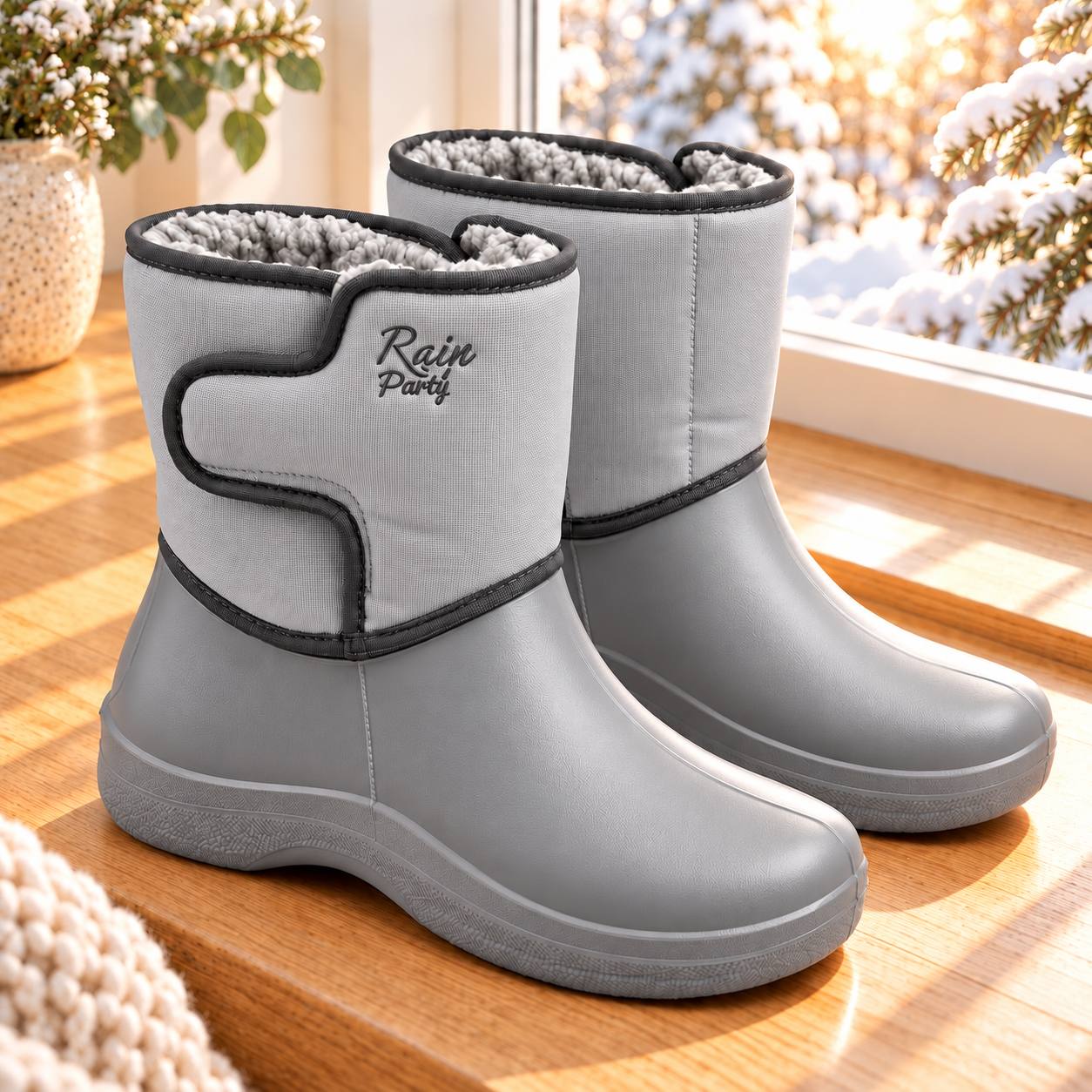 Чобітки EVA POLAR сірі